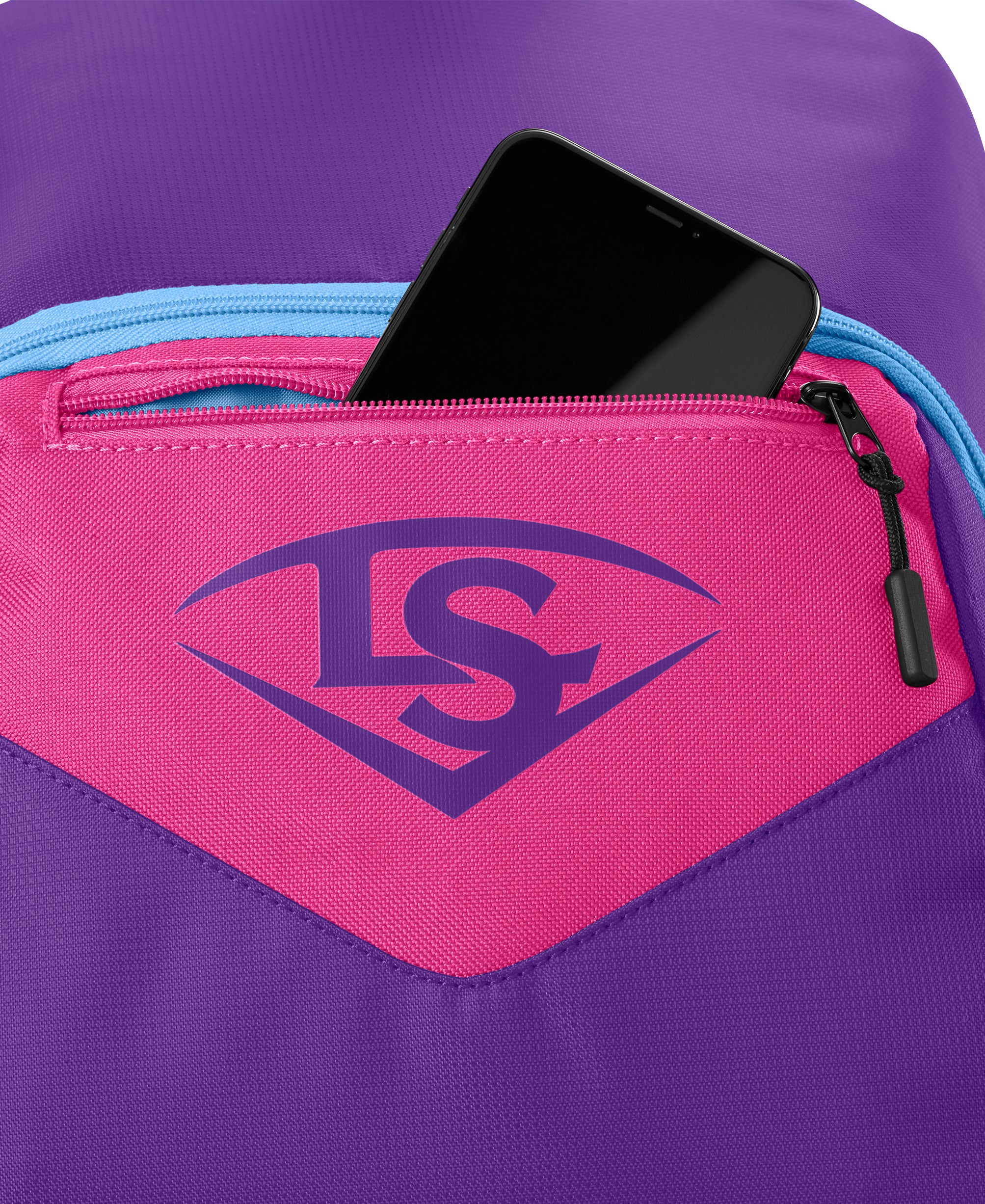 Louisville Slugger Genuine V2 Youth Baseball Backpack - Lightweight Durable Stick Pack for Kids & Teens - Perfect for School, Sports Practice & Travel