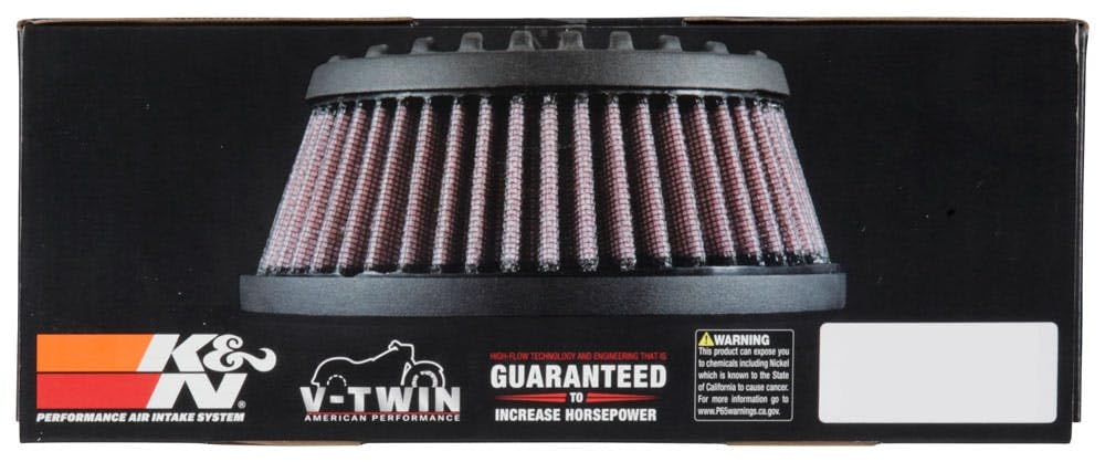 K&N RK-3952S High-Performance Air Intake System for Harley Davidson Motorcycles - 1 Pack - Improves Engine Power & Fuel Efficiency for Cruiser Bikes