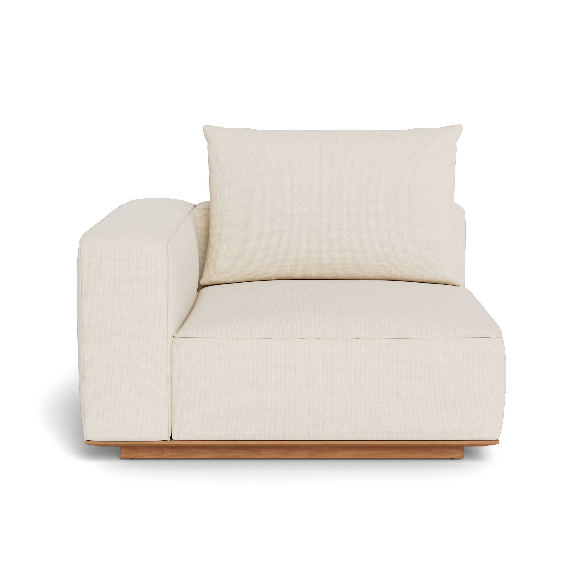Santorini Outdoor Corner Left Sectional Sofa Set - Waterproof Wicker Patio Furniture for Garden, Poolside, Backyard & Balcony - Comfortable All-Weather Lounge Seating