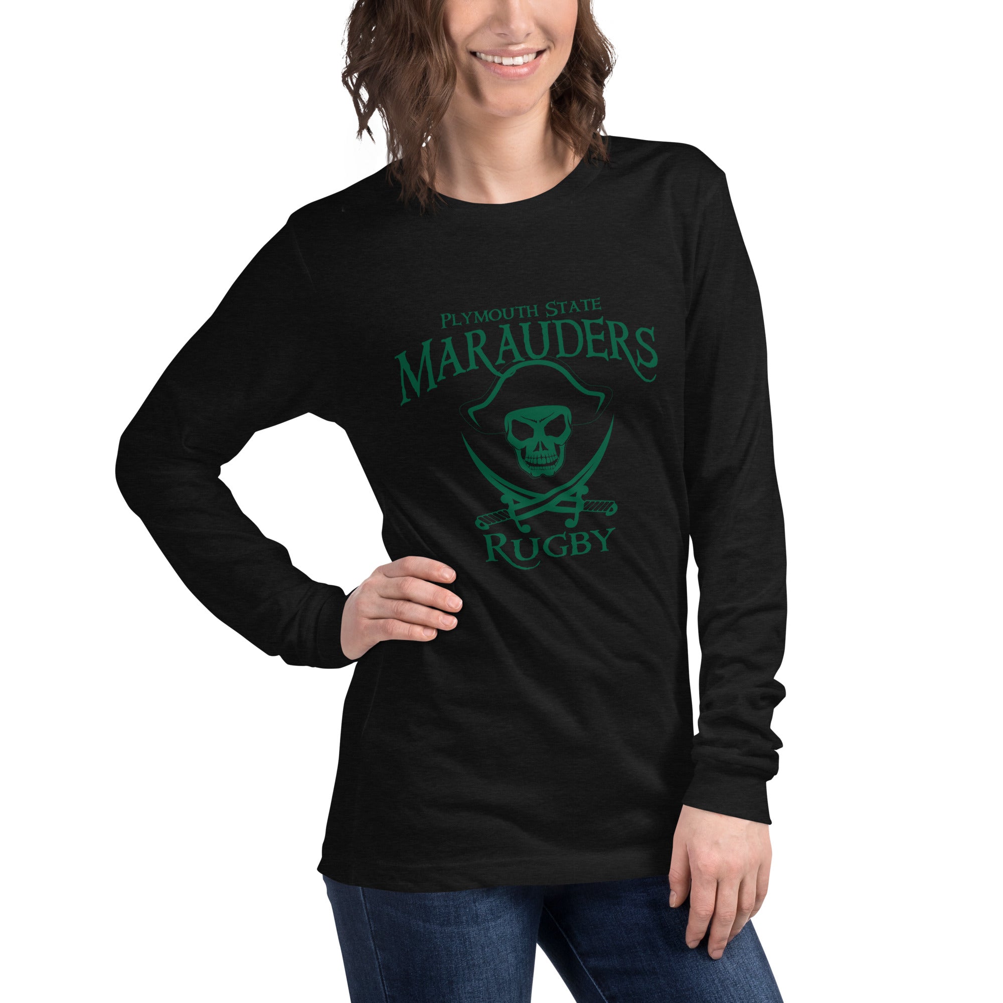 Plymouth State WRFC Long Sleeve Social T-Shirt for Men & Women - Comfortable Cotton Crewneck Tee for Casual Wear, Sports, and Campus Events
