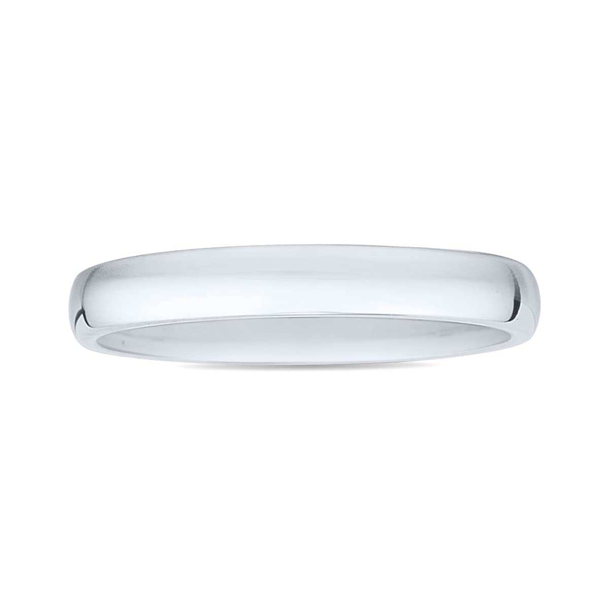 Platinum 2mm - 7mm Domed Comfort Fit Wedding Band for Men & Women | Classic Elegant Wedding Ring for Engagement, Anniversary & Special Occasions