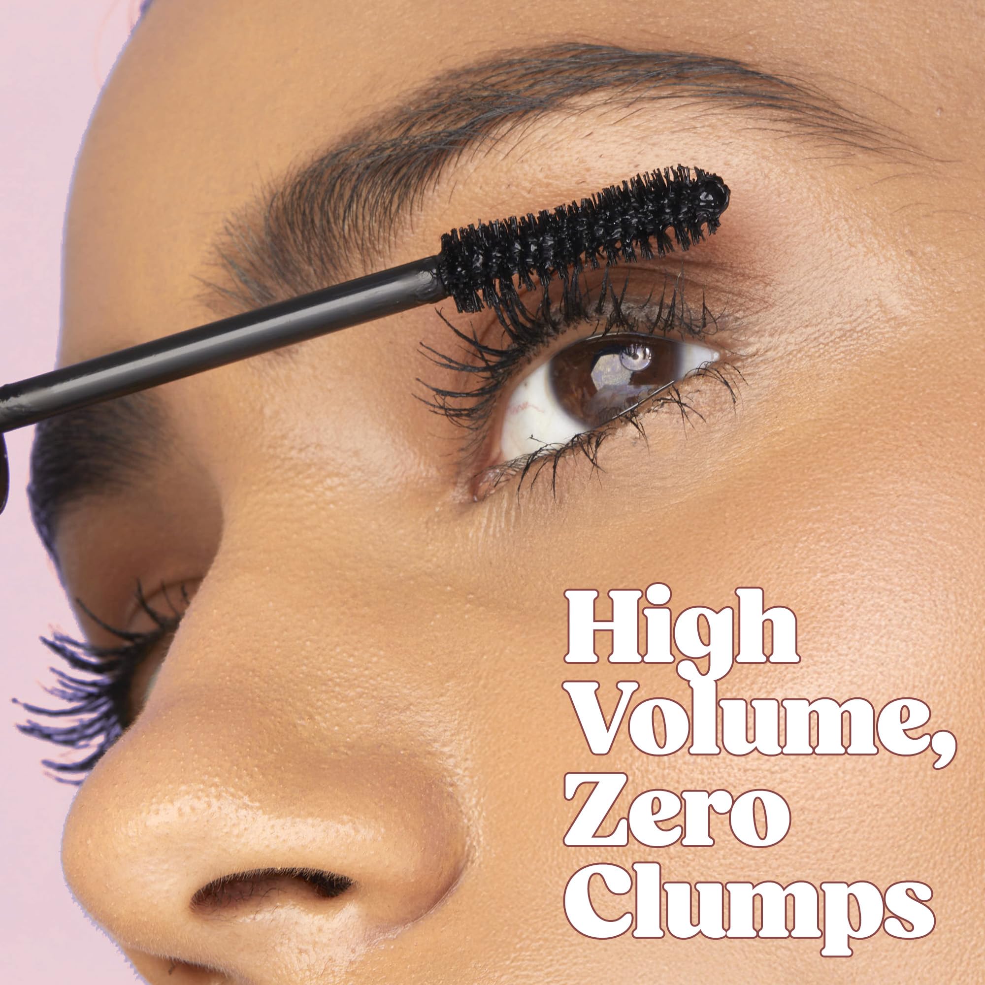 Hilary Rhoda Volume High Mascara - Smudge-Free, Waterproof Volumizing Mascara with Lash Lift Effect | Long-Lasting Black Mascara (7.5ml) for Dramatic Lashes | Perfect for Daytime, Night Out & Special Occasions