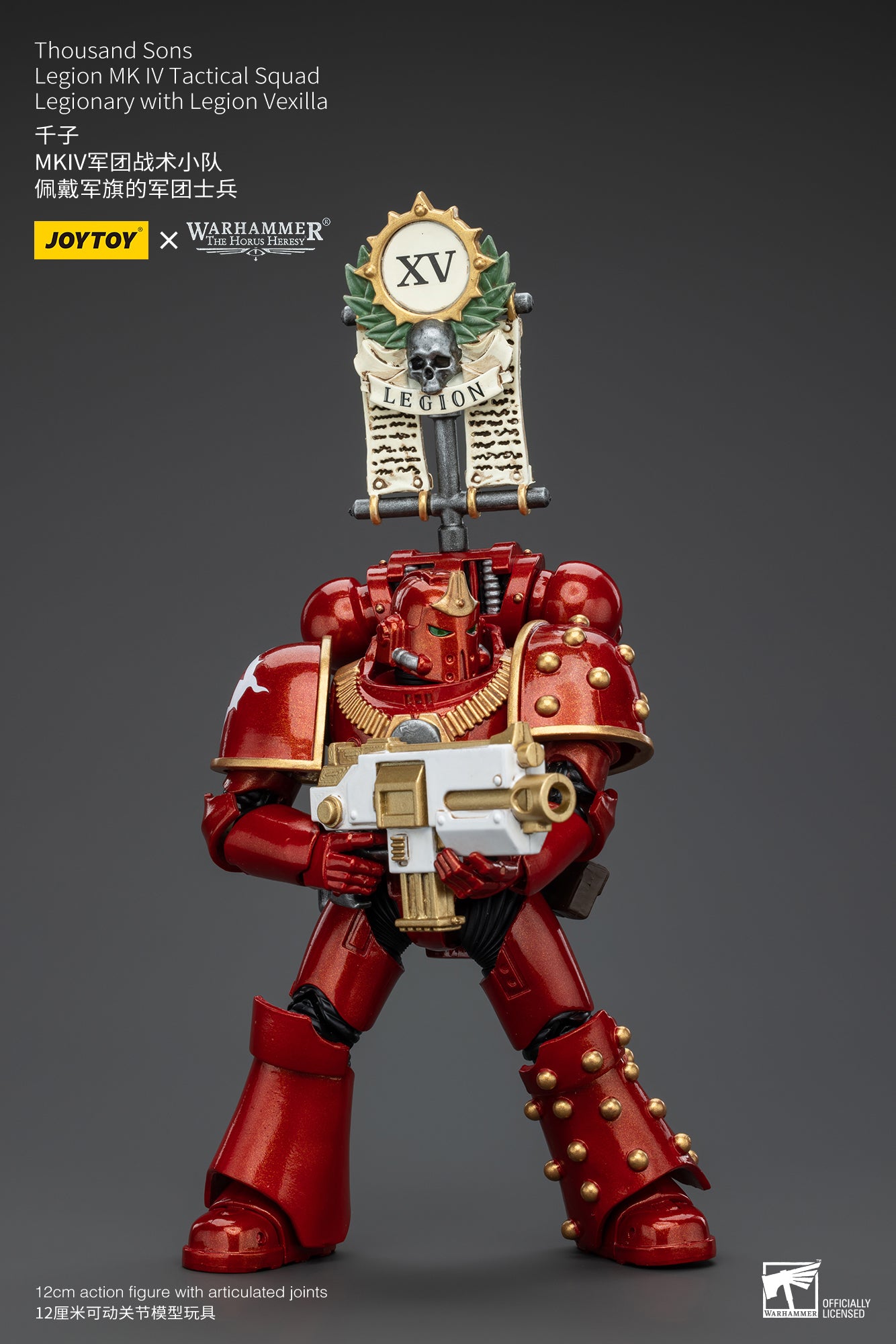 JOYTOY 1/18 Scale Warhammer The Horus Heresy Thousand Sons Legion MK IV Tactical Squad Action Figure - Collectible Model for Display, Gaming & Warhammer 40K Fans