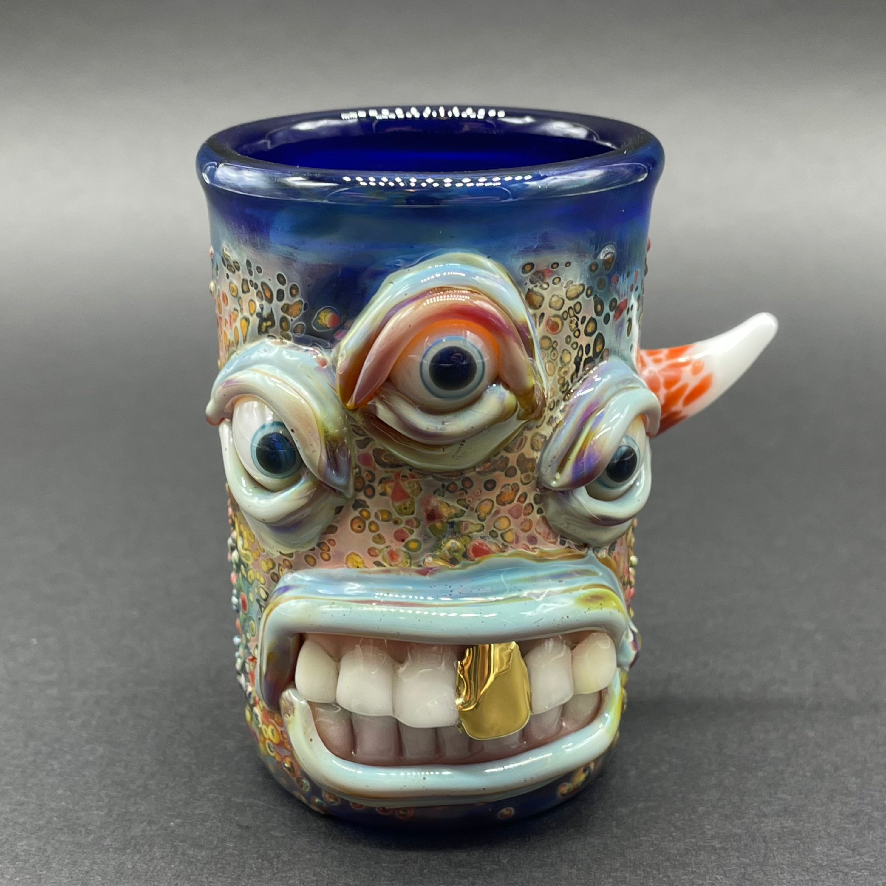 Triclops Shot Glass - Unique 3-Eyed Design for Whiskey, Tequila & Liquor - Perfect for Parties, Gifts & Bar Decor