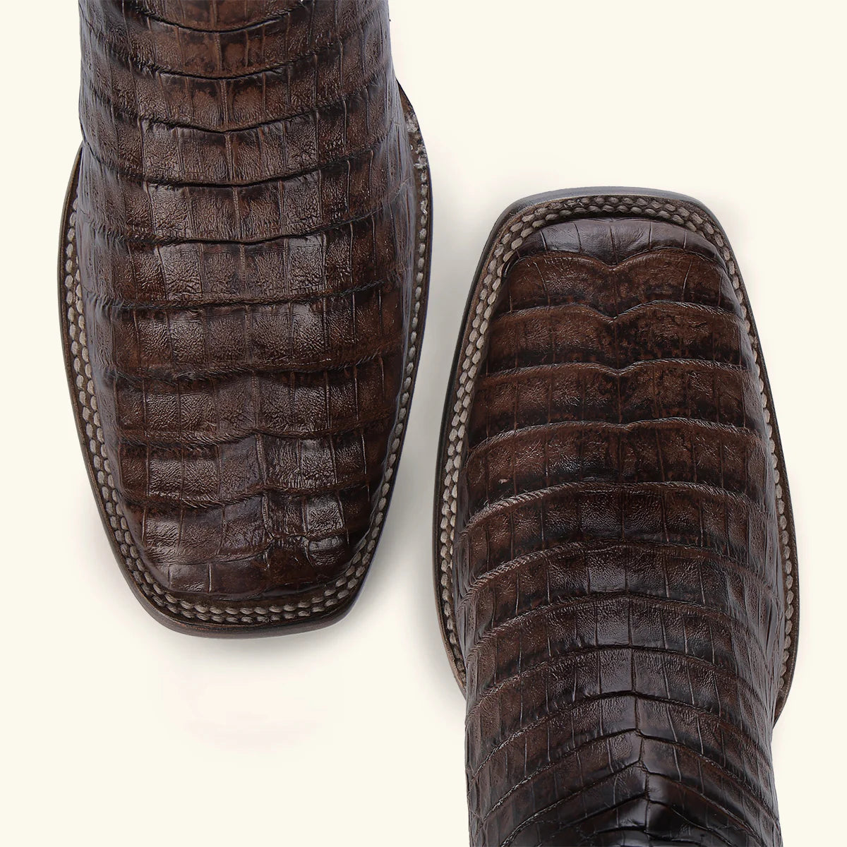 Premium Men's Cuadra Honey Cowboy Rodeo Boots - Genuine Caiman Leather Western Boots for Country Dancing, Rodeo & Outdoor Adventures