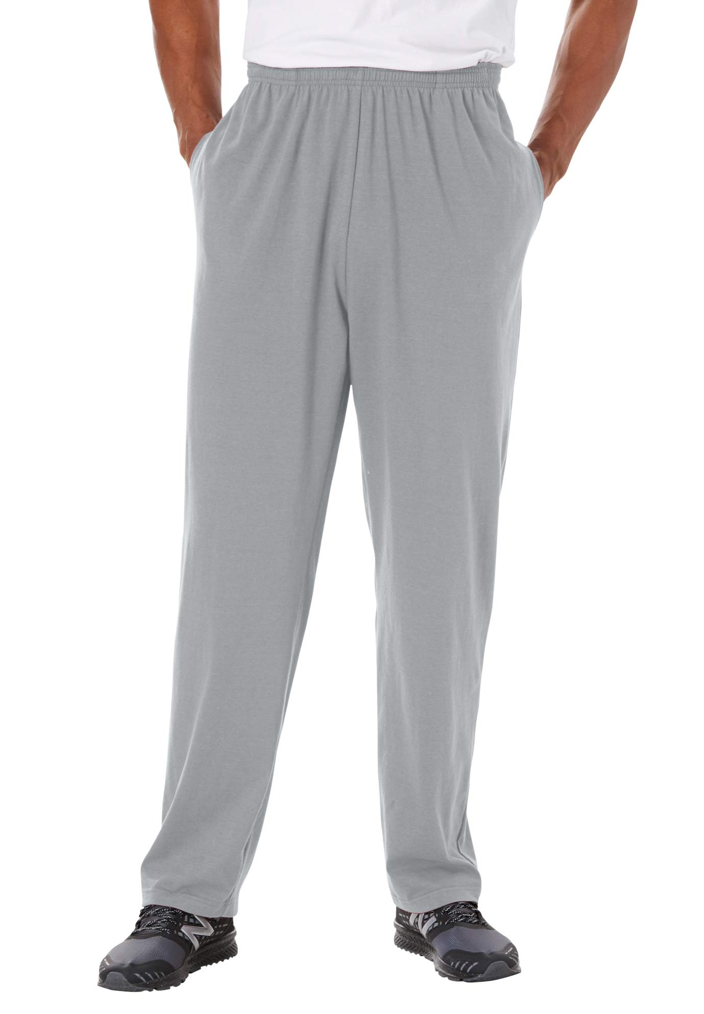 KingSize Men's Big & Tall Lightweight Jersey Sweatpants - Comfortable Lounge Pants for Casual Wear, Gym & Home Relaxation