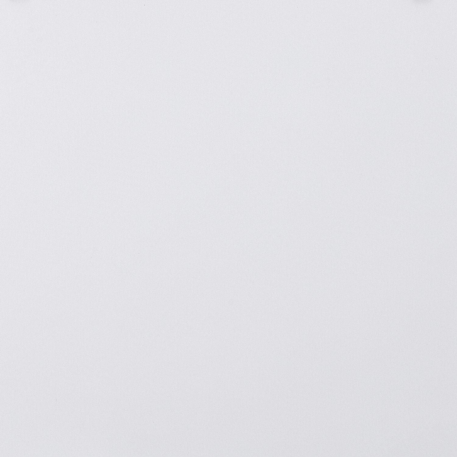 Premium Mendocino White Broadcloth Textured Blackout Roller Shade Swatch - Light Blocking Window Treatment for Bedroom, Nursery & Home Office