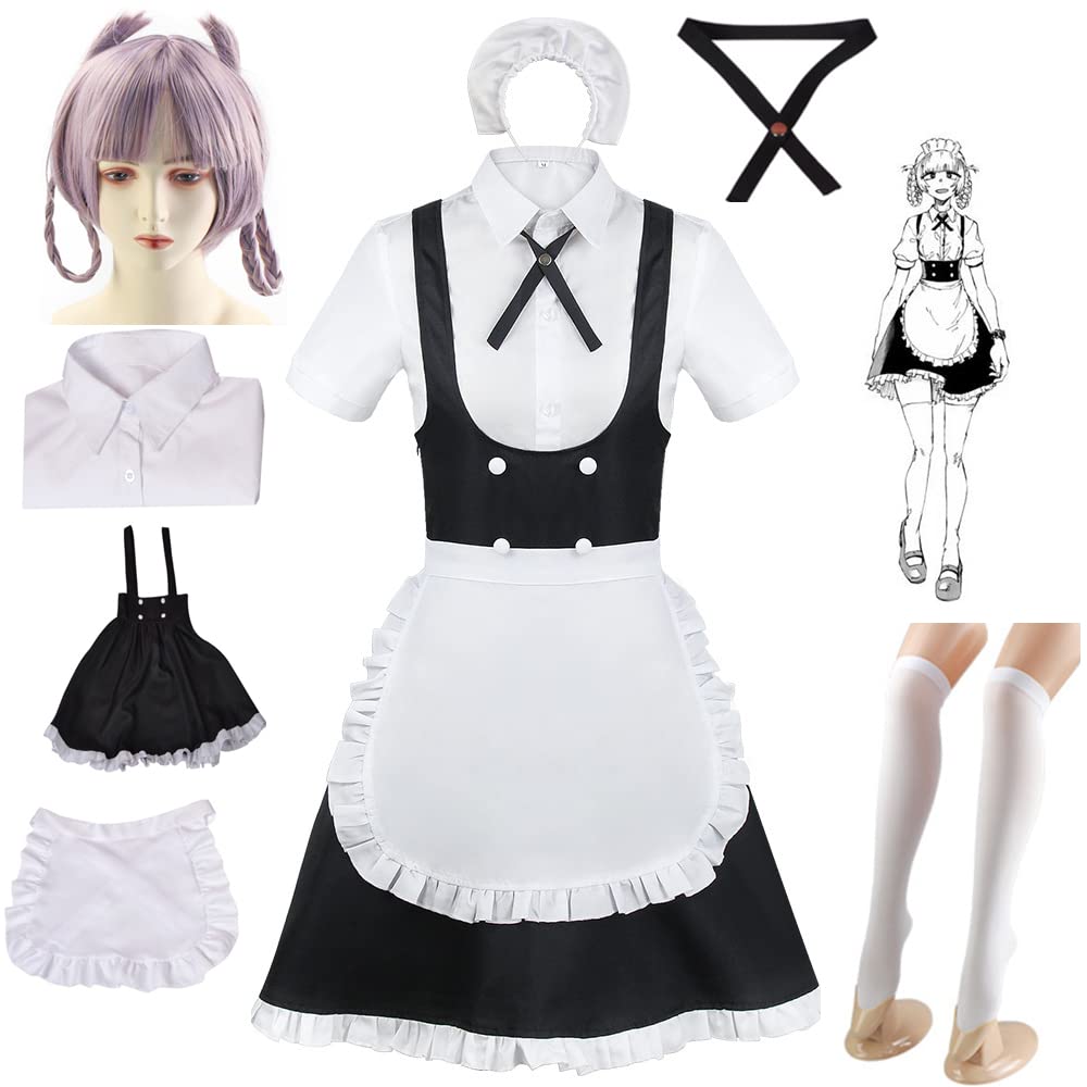Call of the Night Cosplay Costume - Kou Yamori & Nazuna Nanakusa Jacket Uniform Set with Wig | Halloween Anime Dress Up & Maid Outfit for Conventions, Cosplay Events, and Themed Parties
