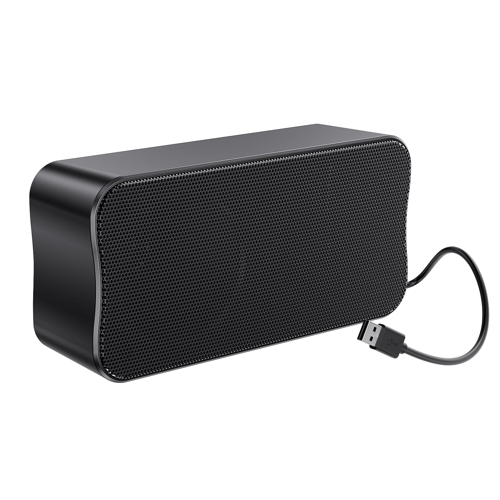Portable USB Mini Computer Speaker Bar - Plug & Play Laptop Sound Bar for Desktop PC, Home, Office & School | Compact USB Speakers for Enhanced Audio in Work, Study & Entertainment