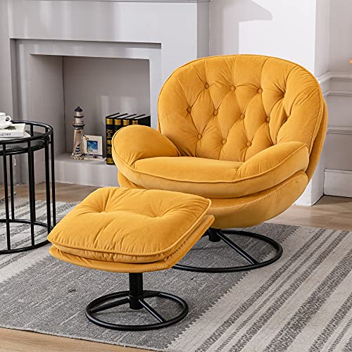 Yellow//Accent Chair