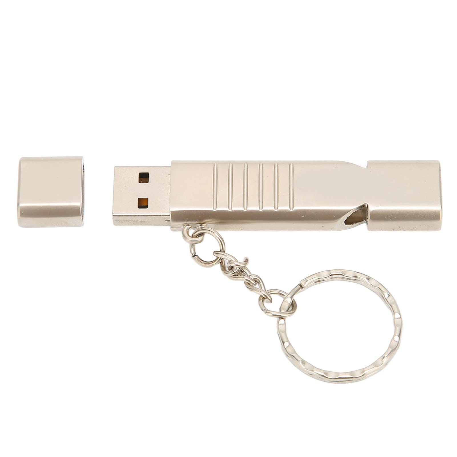 16GB Silver USB Flash Drive with Adapter - High Speed Portable Thumb Drive for PC, Mac, Phone - Perfect for Outdoor Travel, Home Office & Data Storage