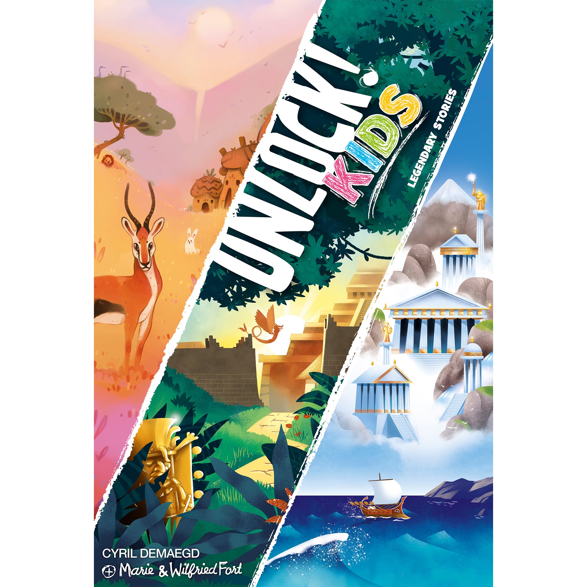 Unlock! Kids – Legendary Stories Adventure Game | Fun Family Board Game for Kids | Perfect for Game Nights & Educational Play