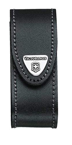 Victorinox Genuine Leather Pouch for Swiss Army Knives - Compact 3.5cm x 10cm Protective Case - Perfect for Camping, Hiking & Everyday Carry (EDC)