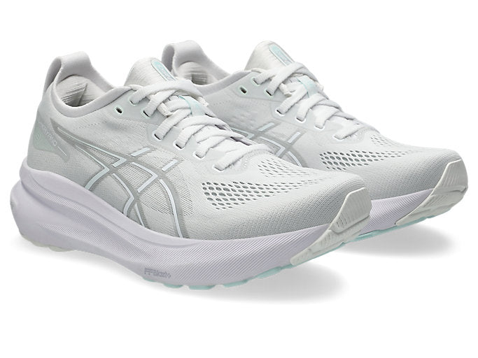 ASICS GEL-Kayano 31 Women's Running Shoes - White/White (B Width) | Stability Cushioning for Road Running, Jogging & Gym Workouts