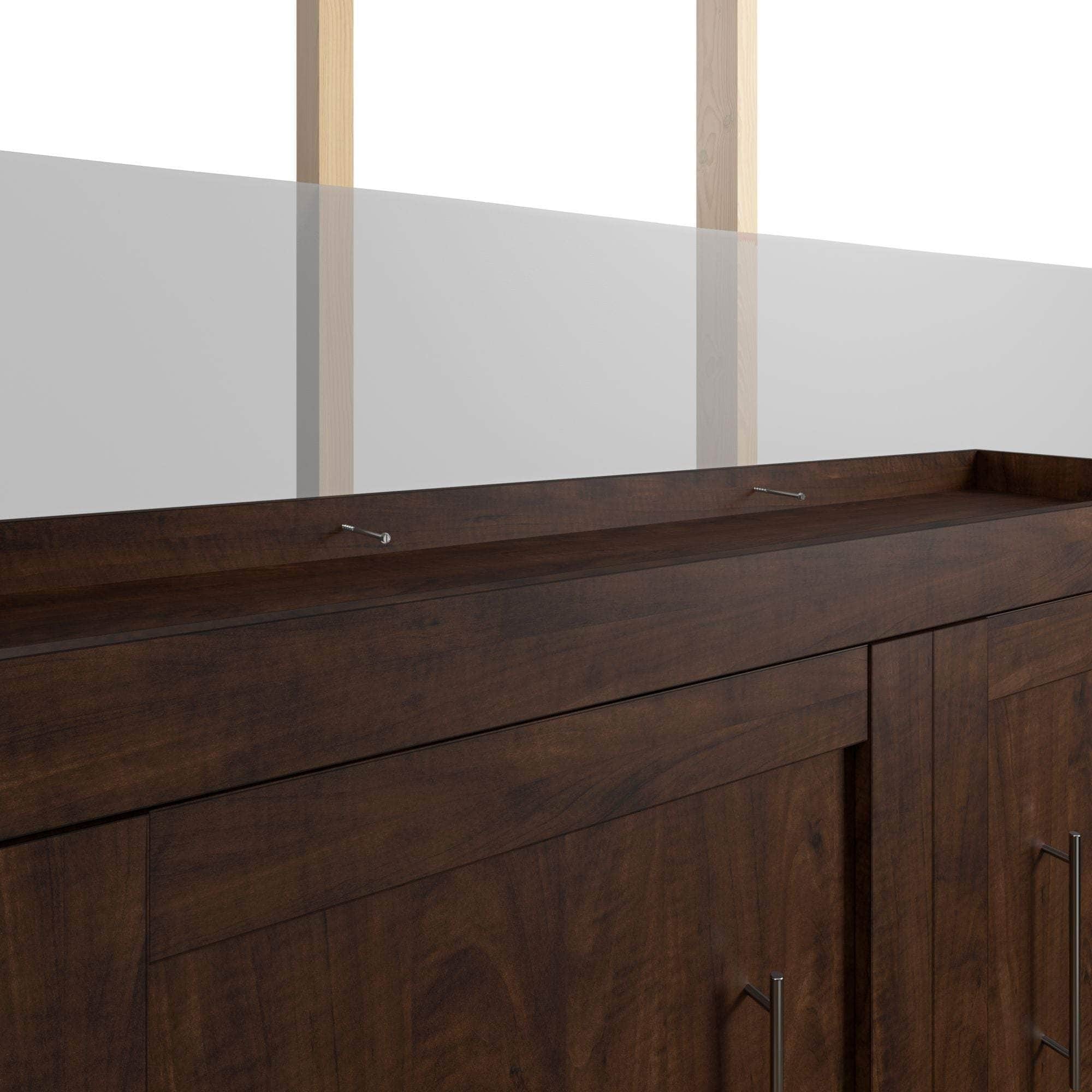 Pur Full Size Murphy Wall Bed with 7 Color Options - Space-Saving Wall Bed for Small Apartments, Guest Rooms & Home Offices