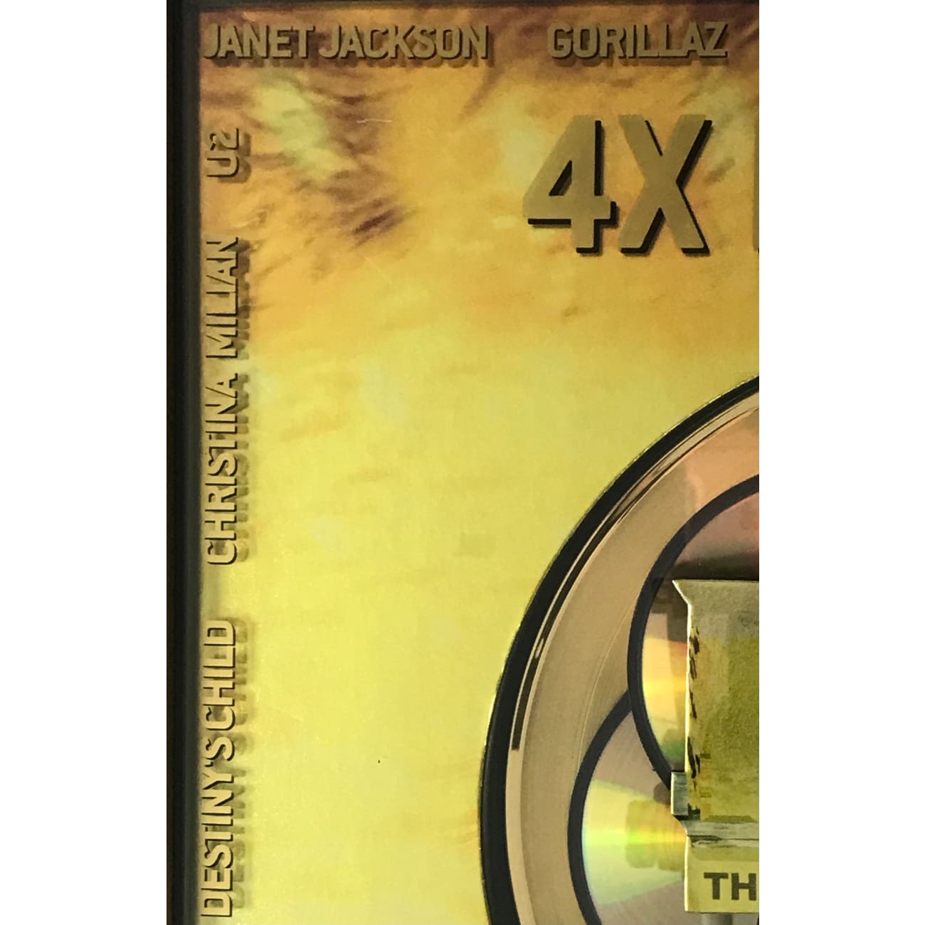 NOW 8 Multi-Artist RIAA 4x Multi-Platinum Award - Certified Music Achievement for Collectors, Display & Office Decor