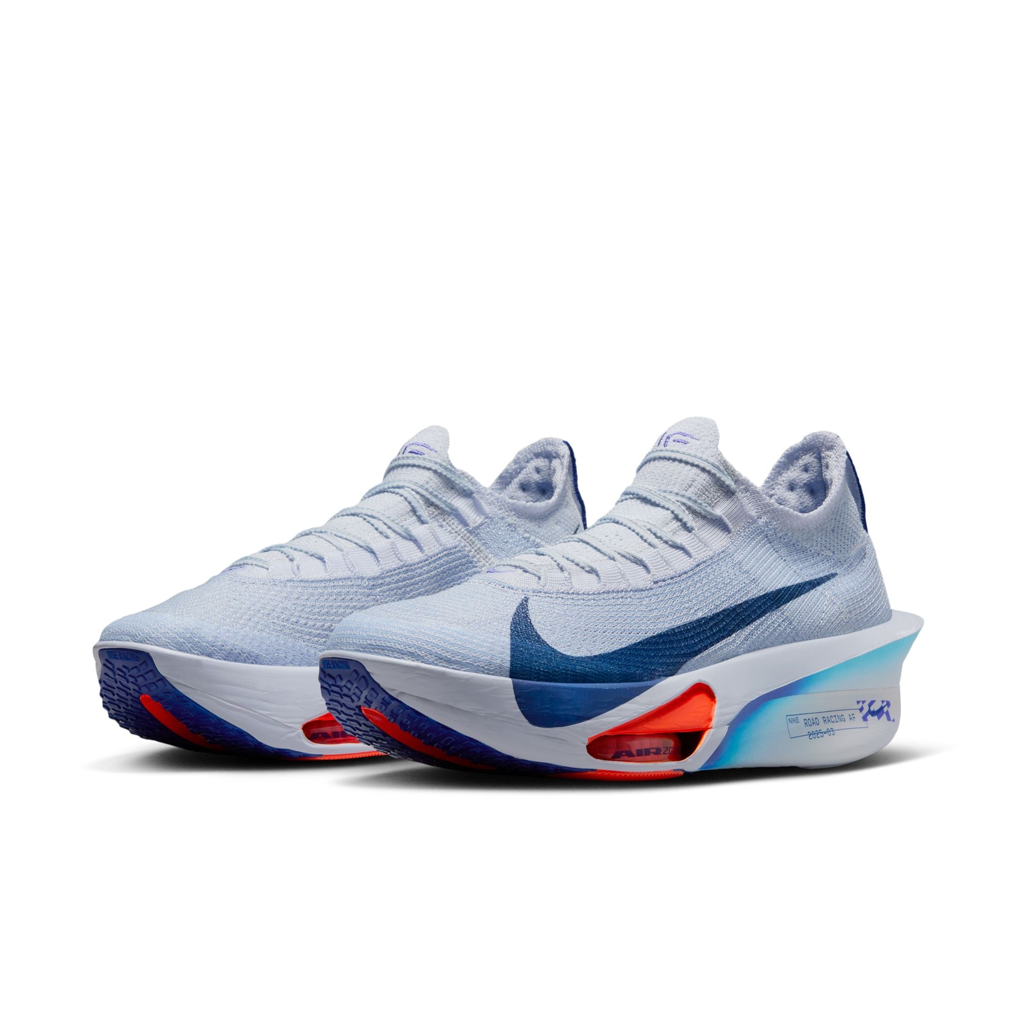 Nike Air Zoom Alphafly Next% 3 Running Shoes for Men - Football Grey/Blue Void - Lightweight Racing Sneakers for Marathon & Road Running