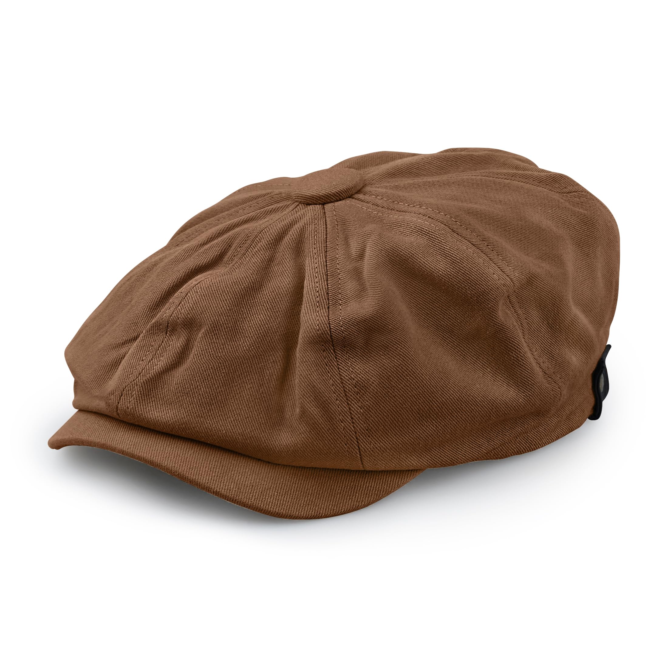 CLAPE Classic 8-Panel Cotton Flat Ivy Driving Hat - Newsboy Cap, Golf Cabbie Beret for Men & Women - Perfect for Driving, Golfing, and Casual Outfits
