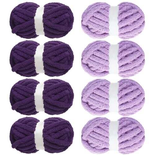 4 Purple & 4 Dark Purple