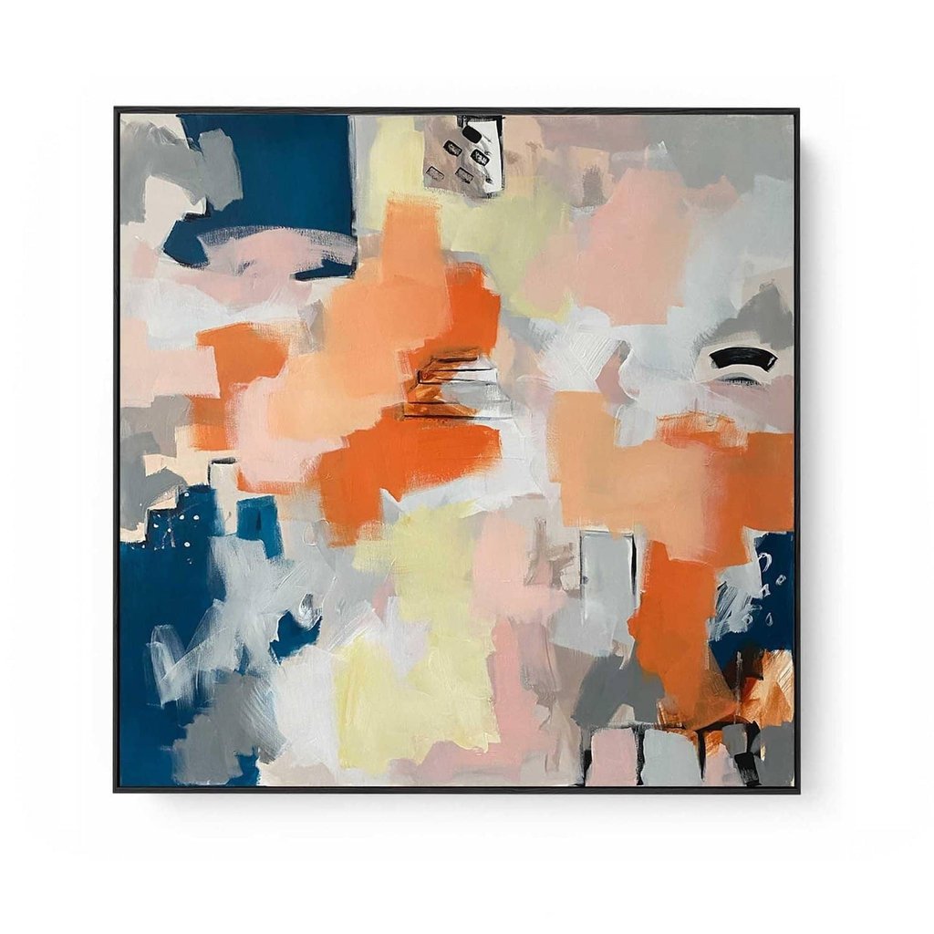 The Fairground - Original Handmade Painting - Wall Art for Living Room, Bedroom & Office Decor