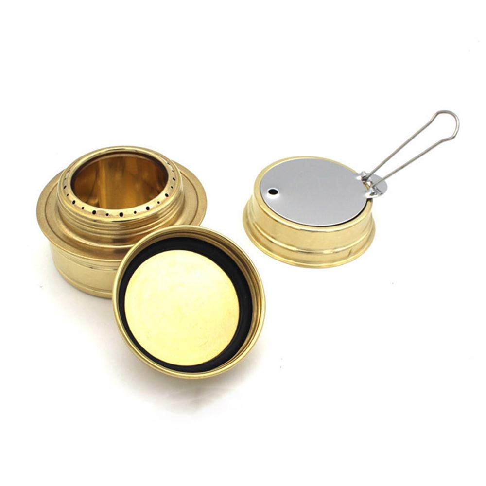 Ultralight Portable Alcohol Stove Burner - Mini Outdoor Camping Cookware Set for Backpacking, Hiking, Picnic & Emergency Survival Gear | Perfect for Camp Cooking, Bushcraft & Outdoor Adventures