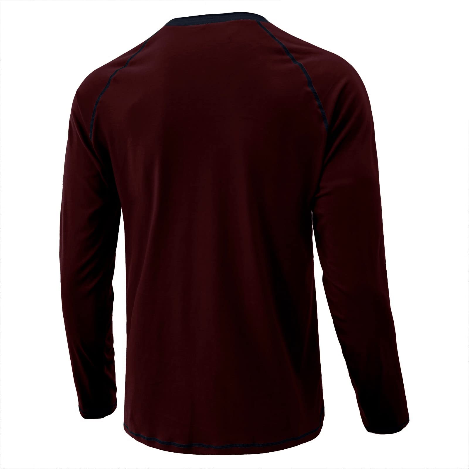 Men's Tall Button-Down Shirt Set - 7-Pack Solid Color Long Sleeve Round Neck Tops & Bottoms | V-Neck & Polo T-Shirts Multipack | Premium Cotton Comfort for Work, Casual & Layering