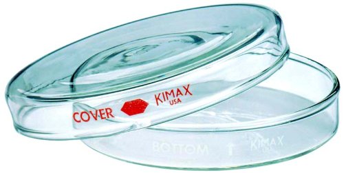 Kimble 23060-6015 Borosilicate Glass Petri Dishes Set - 60mm x 15mm (Pack of 72) - Lab-Grade for Microbiology, Cell Culture & Scientific Research