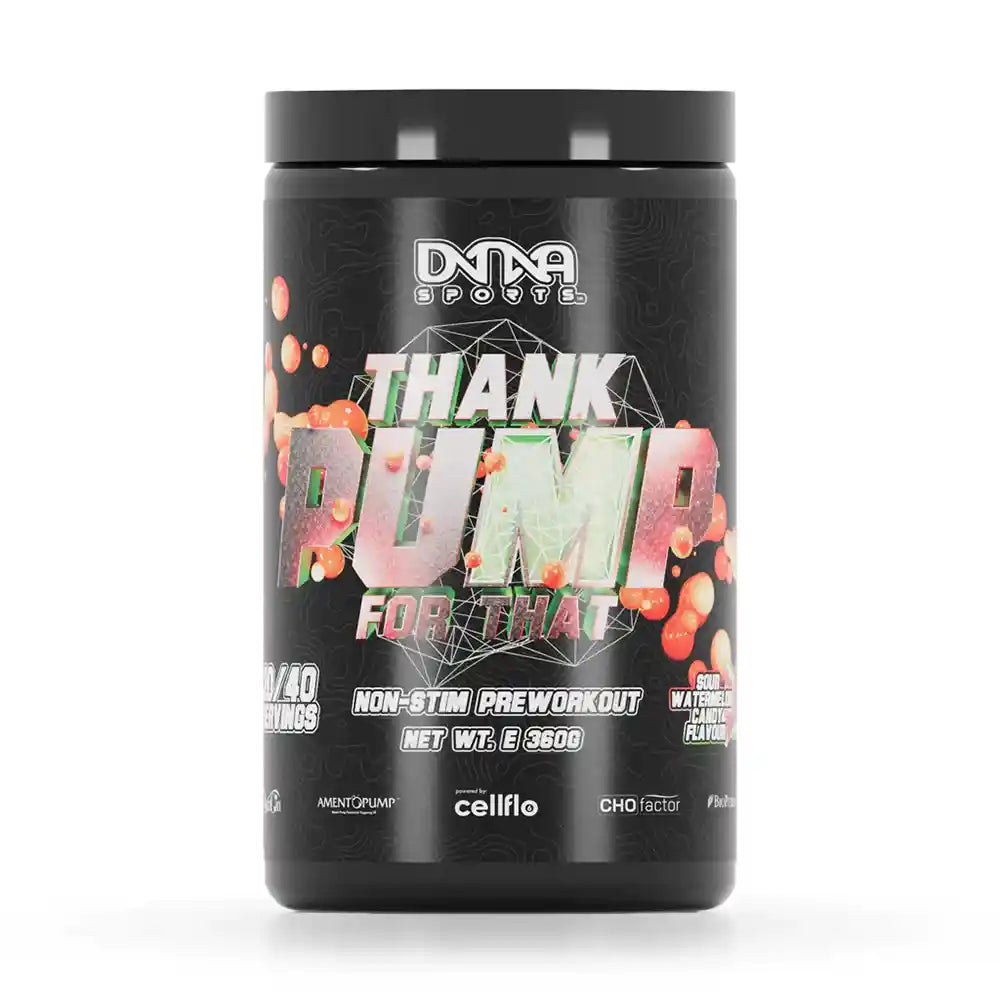 DNA Sports Thank Pump Pre-Workout Supplement 350g - Boost Energy, Focus & Muscle Pumps for Gym & Athletic Performance