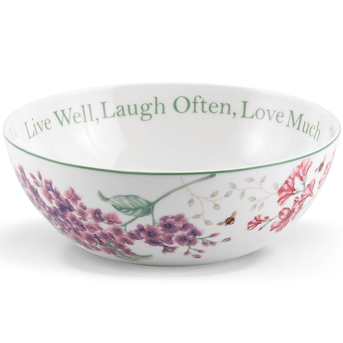 Butterfly Meadow Large Serving Bowl - Elegant Ceramic Bowl for Salads, Pasta & Entertaining - Perfect for Dinner Parties & Family Gatherings
