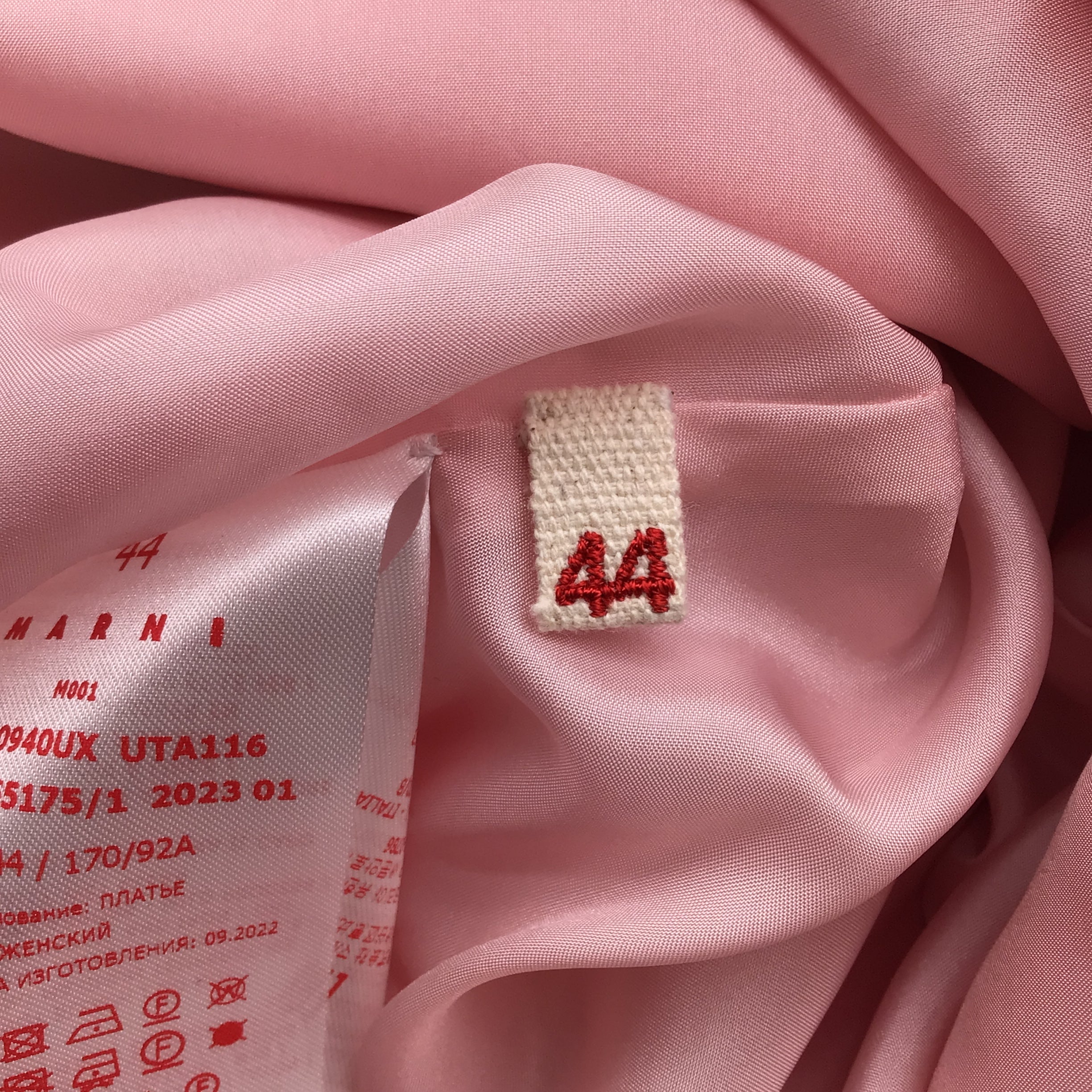 Marni Pink Candy Washed Crepe Satin Dress - Elegant Women's Party Gown for Evening Events, Weddings & Special Occasions