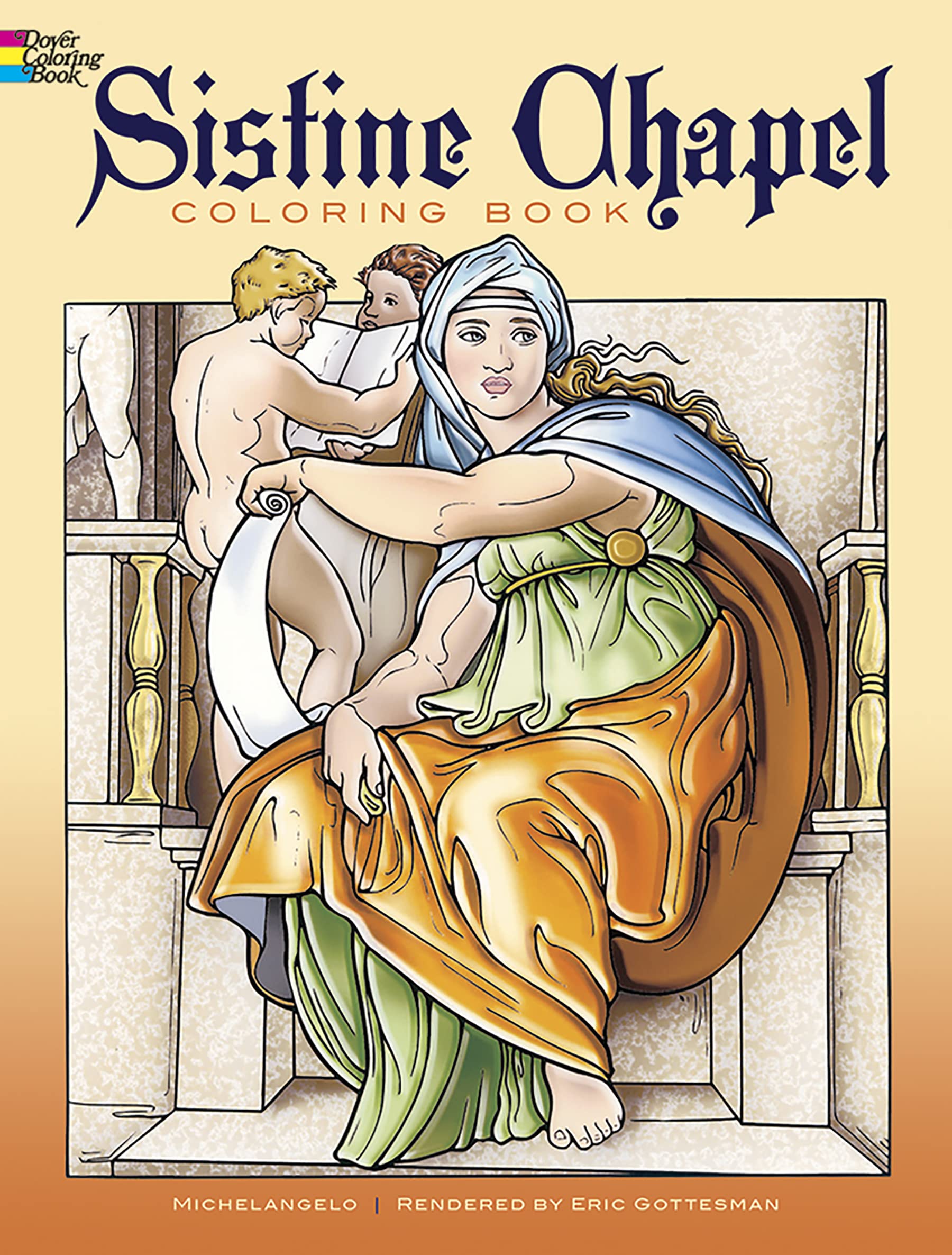 Sistine Chapel Coloring Book for Adults - Michelangelo Art Masterpiece Relaxation & Stress Relief - Perfect for Art Lovers, History Buffs & Meditation