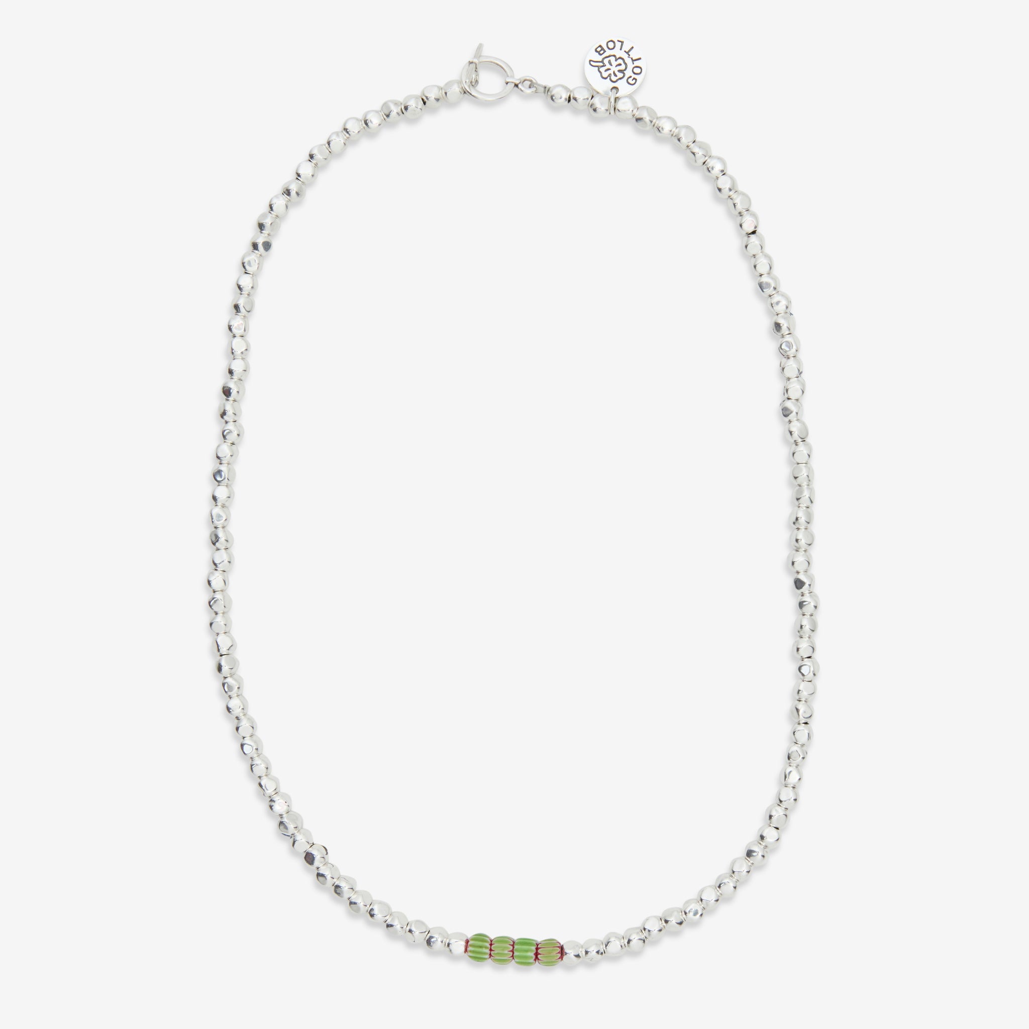 Edition No. 2 Green & Red Necklace - Elegant Statement Jewelry for Women, Perfect for Parties, Weddings and Everyday Wear