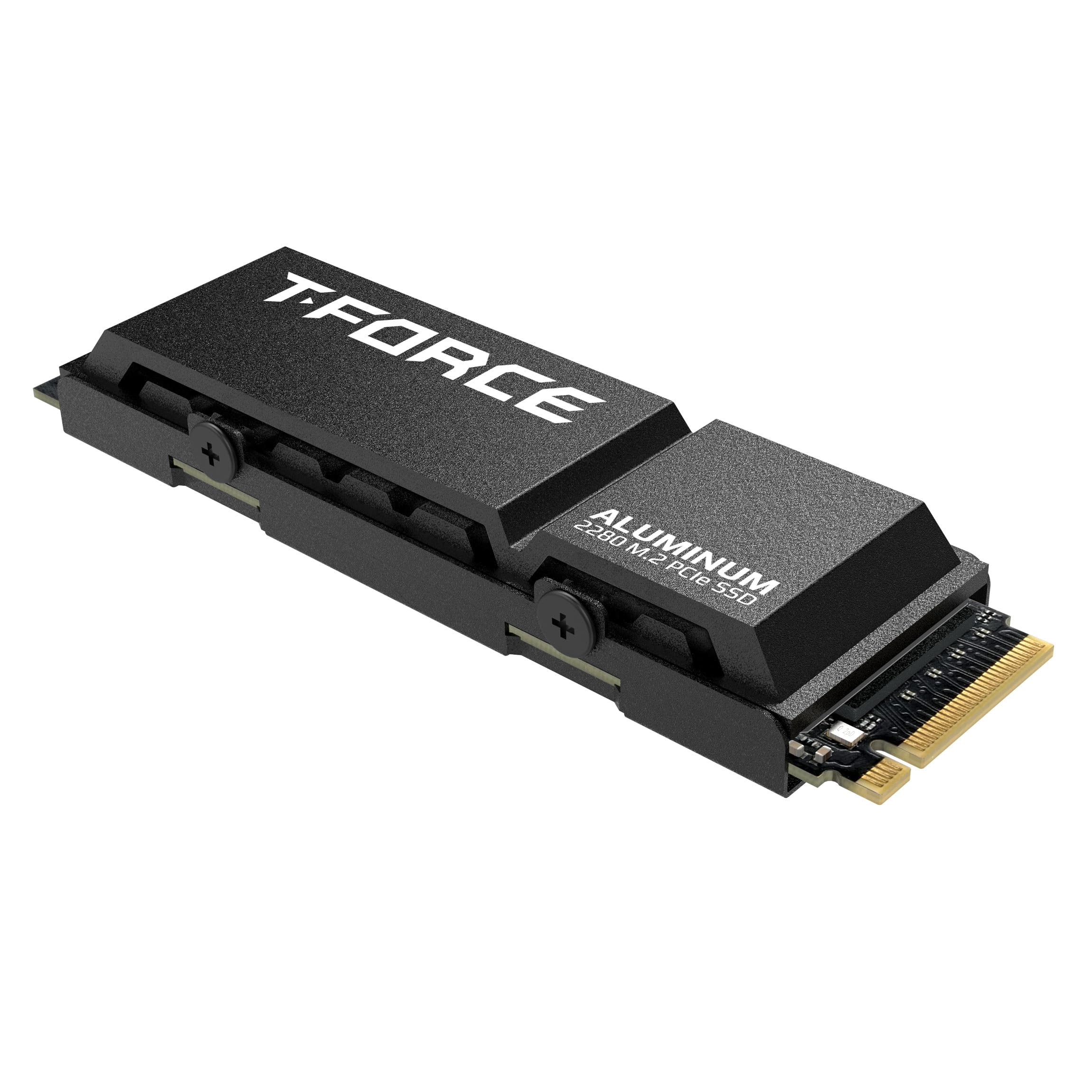 TEAMGROUP T-Force G70 PRO 4TB NVMe PCIe Gen4x4 M.2 SSD with Aluminum Heatsink - 7400MB/s Read, 6600MB/s Write, DRAM SLC Cache, 3D TLC NAND - Compatible with PS5 & Gaming PCs - Perfect for High-Performance Gaming, Video Editing, and Data Storage