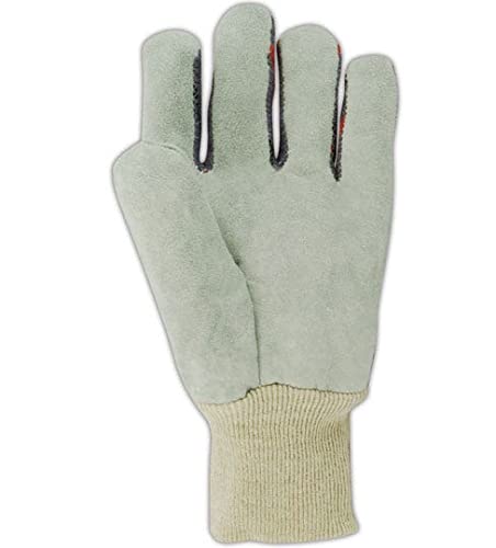 DuraMaster TK6 Leather Work Gloves for Women - Small Size (108 Pair) with Knit Wrist Cuff - Durable & Comfortable for Gardening, Construction & DIY Projects