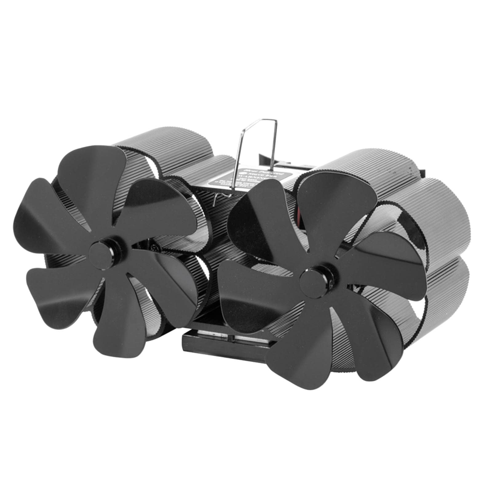 Baoblaze 12-Blade Fireplace Fan - Heat Powered Wood Stove Fan for Efficient Heat Distribution - Eco-Friendly Aluminum Alloy Fan for Wood Burner, Log Burner & Fireplace - Perfect for Home Heating & Energy Savings