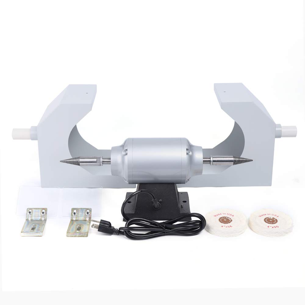 110V Polishing Machine for Jewelry, Metal, and Wood - High-Speed Lathe Grinder with Adjustable Speed - Ideal for Foundry, Laboratory, and DIY Projects - US Stock Fast Shipping