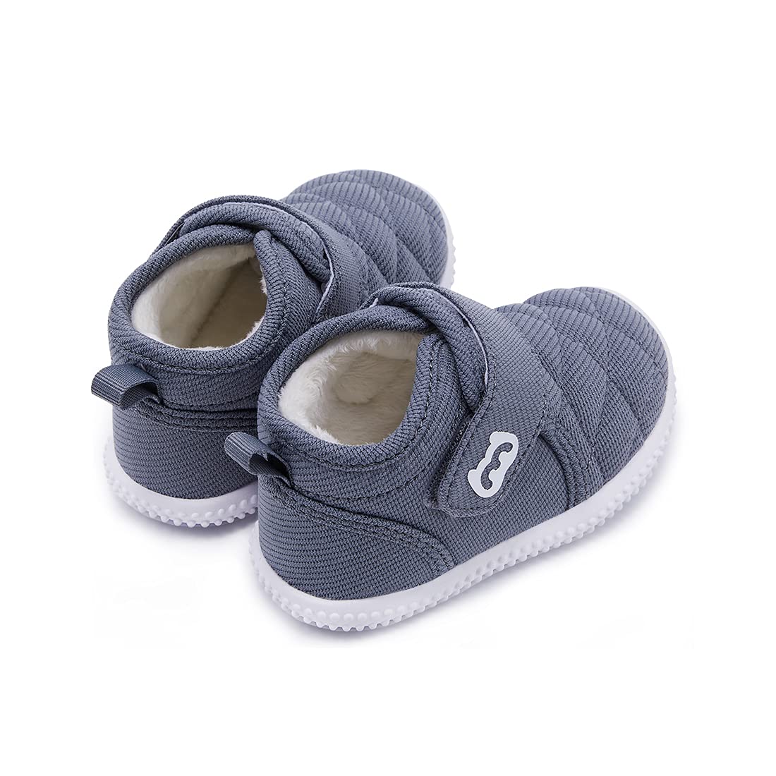 BMCiTYBM Baby Walking Shoes for Boys & Girls - Non-Slip Winter Warm Sneakers (6-24 Months) - Perfect First Steps Shoes for Indoor & Outdoor Play