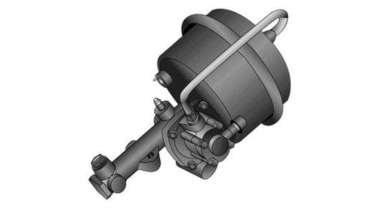 Haldex Midland R&R Vacuum Booster for Heavy Duty Trucks & Trailers - Reliable Air Brake System Component for Improved Stopping Power & Safety