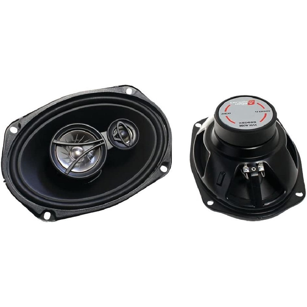 Cerwin Vega XED693 350W 6x9 Inch 3-Way Coaxial Car Speakers - High Power Audio for Cars, Trucks & SUVs - Perfect for Upgrading Factory Sound System (Open Box)