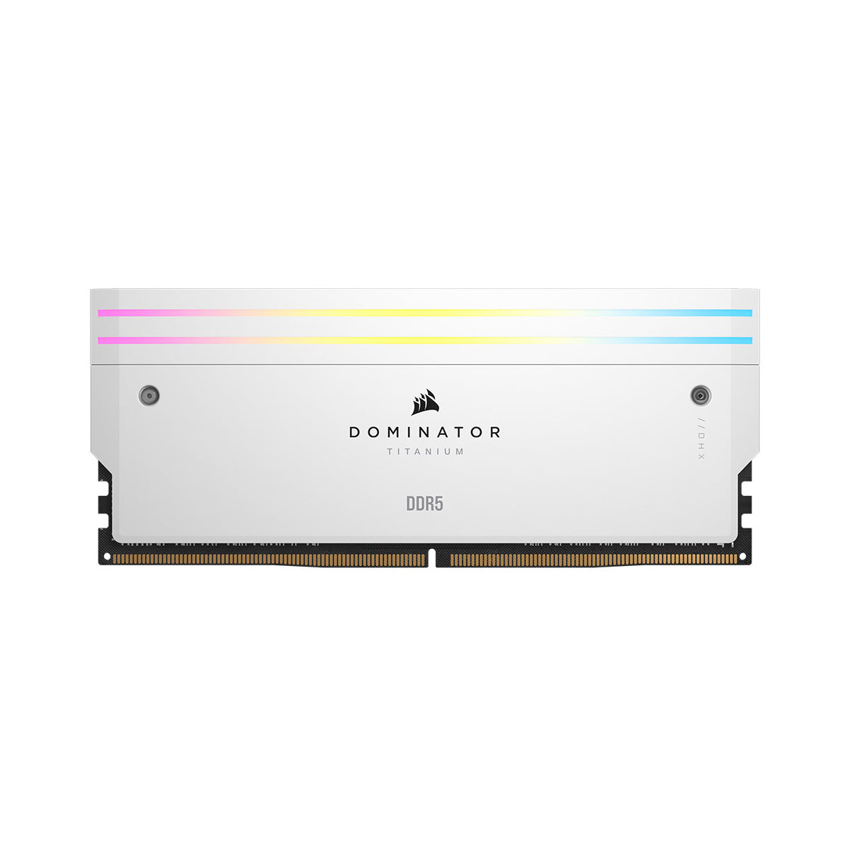 Corsair Dominator Titanium 32GB (2x16GB) DDR5 6600MHz CL32 Desktop Memory Kit - White (CMP32GX5M2X6600C32W) for Gaming PC, Workstation & High-Performance Computing