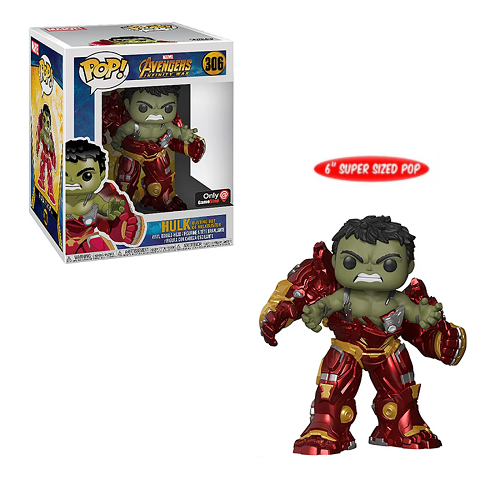 Funko Pop! Avengers Infinity War Hulk Busting Out of Hulkbuster 6-Inch Vinyl Figure #306 - Collectible Marvel Superhero Toy for Gamestop, Perfect for Display & Gifts