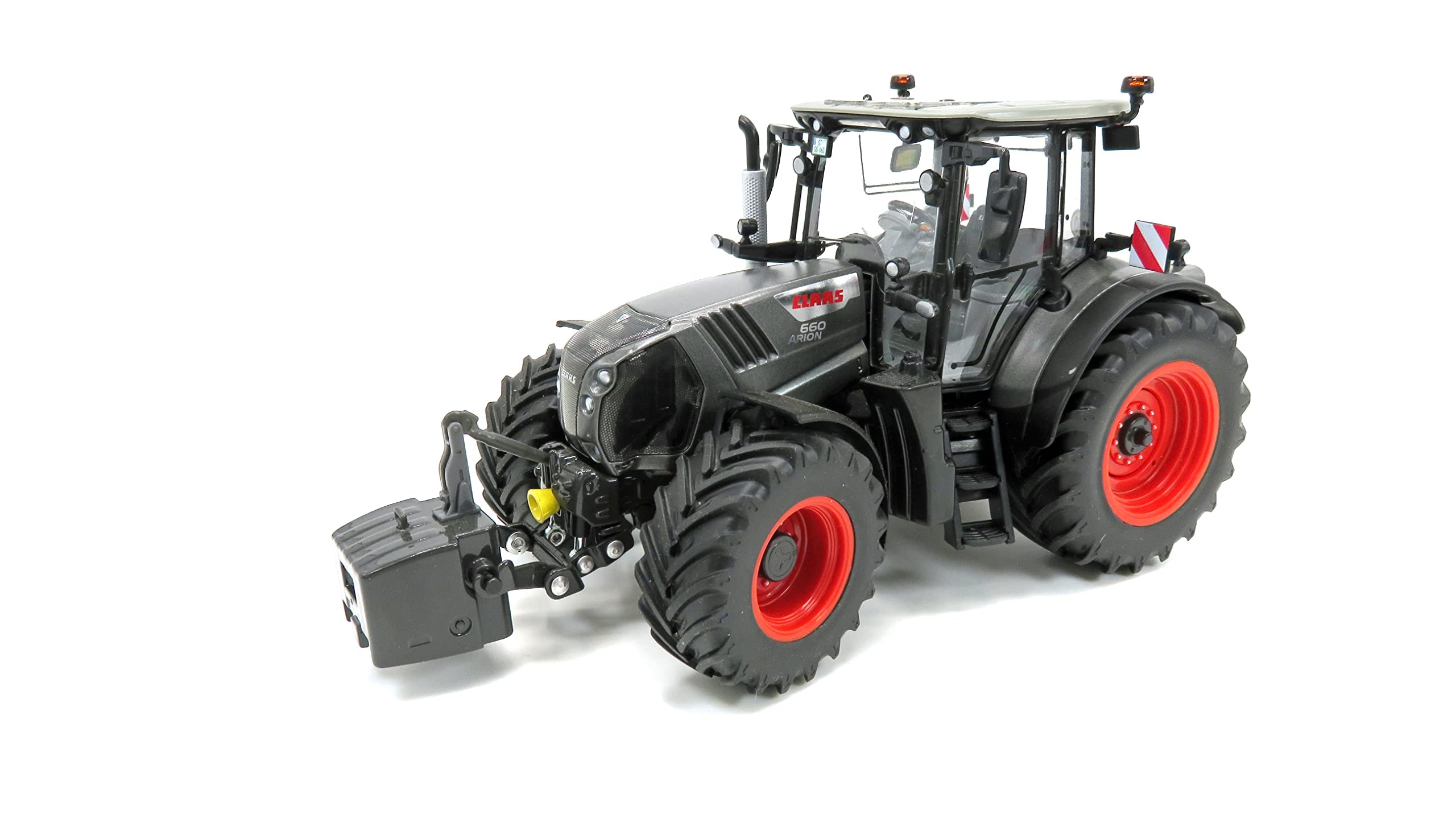 Wiking CLAAS Arion 660 Gunmetal Grey 1:32 Scale Die-Cast Tractor Model Limited Edition 02574710 - Perfect for Collectors, Farm Displays & Agricultural Enthusiasts