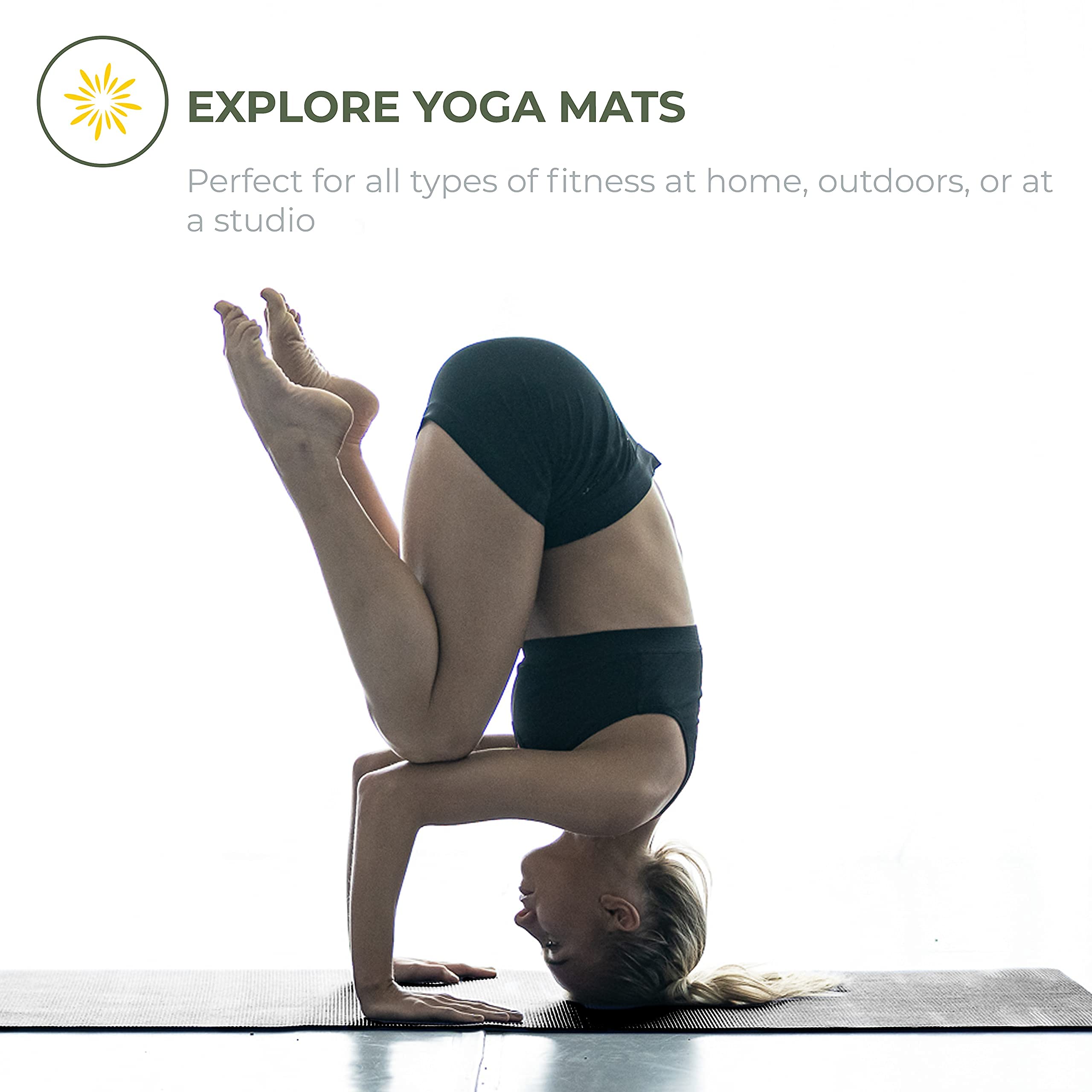 Sunshine Yoga 10-Pack Non-Slip Yoga Mats - 68