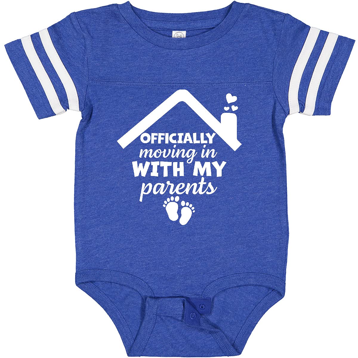 Inktastic NICU Graduate Officially Moving in with My Parents Baby Bodysuit - Cute Newborn Onesie for Preemie Milestones, Homecoming & Family Celebrations