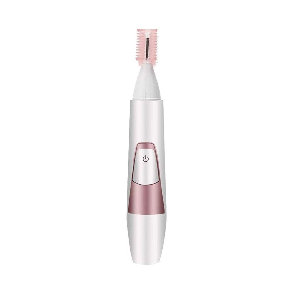 Painless Electric Eyebrow Trimmer for Women - Cordless Facial Hair Remover for Eyebrows, Lips, Armpit & Bikini Area | Portable Rechargeable Lady Shaver | Perfect for Travel, Home Use & Salon Grooming