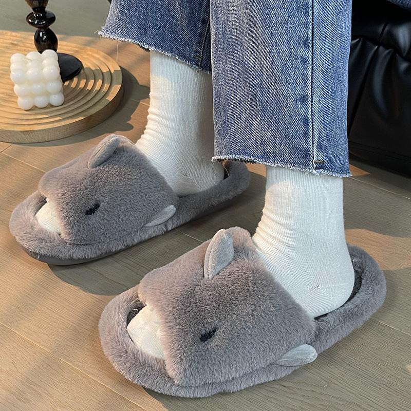 Comfy Plush Shark Slippers for Women & Men - Soft Fuzzy House Shoes with Non-Slip Sole - Perfect for Indoor, Lounge Wear & Gifts