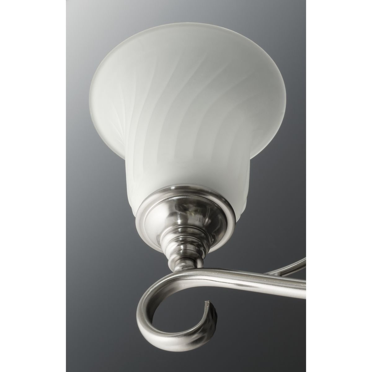 Progress Lighting P3532-77 3-Light Kensington Inverted Pendant in Forged Bronze - Elegant Ceiling Lighting for Dining Room, Kitchen Island & Entryway