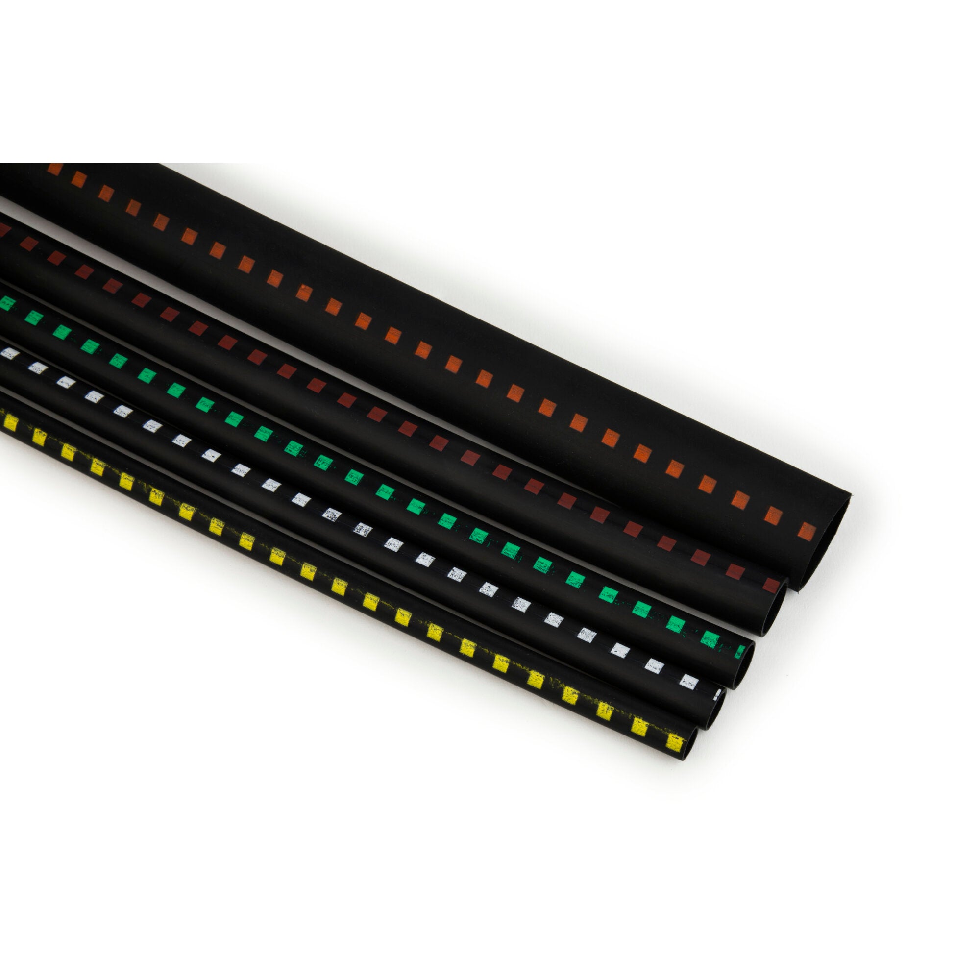 3M Automotive Heat Shrink Tube SMS - 0.22 Inch Black with Yellow Squares (48