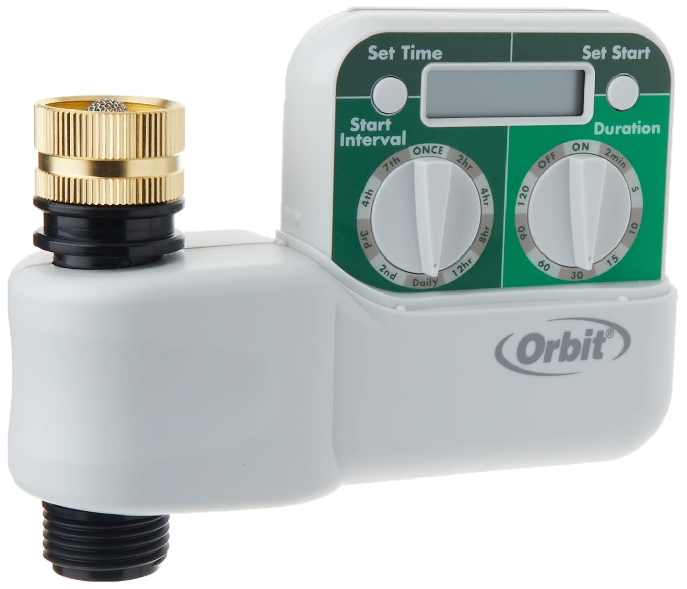 Orbit 2-Dial Digital Timer 62040 - Programmable Outdoor/Indoor Water Timer for Garden, Lawn & Irrigation Systems | Gray