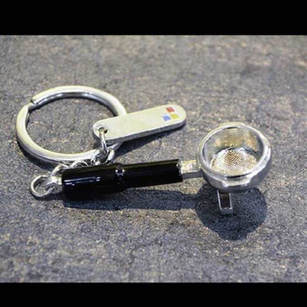 Premium Car Keychain with Filter Holder - Durable & Stylish Keyring for Coffee Lovers | Perfect for Baristas, Camping & Daily Commute